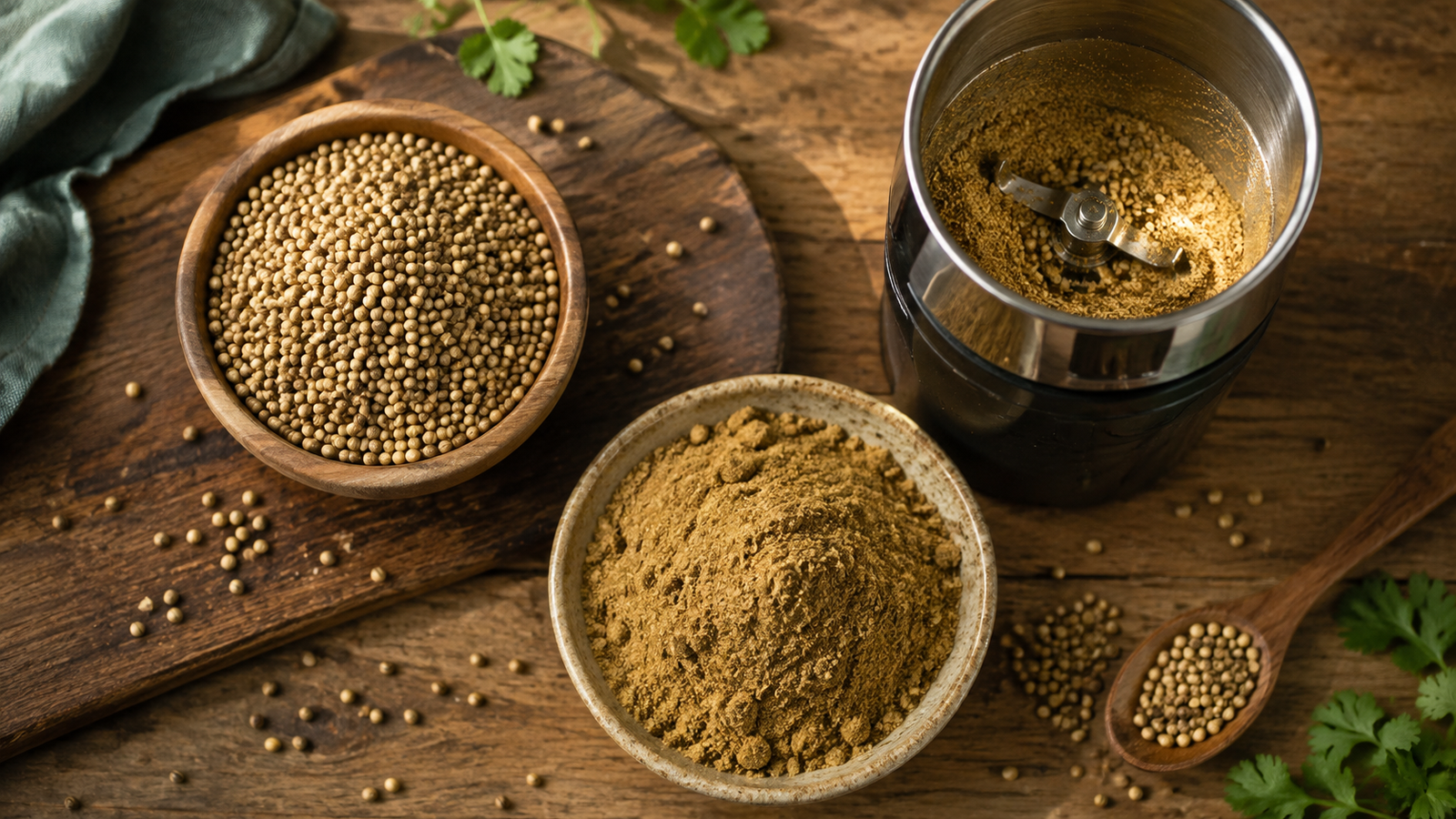 How to Make Coriander Powder (Dhania) at Home
